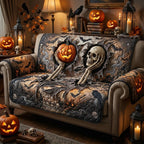 Pumpkin Reaper Sofa Cover