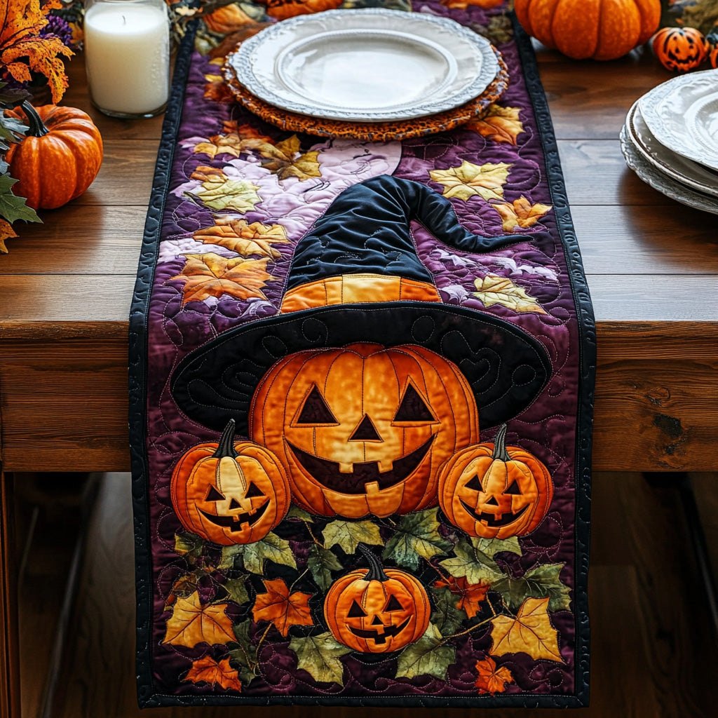 Pumpkin Spells Table Runner