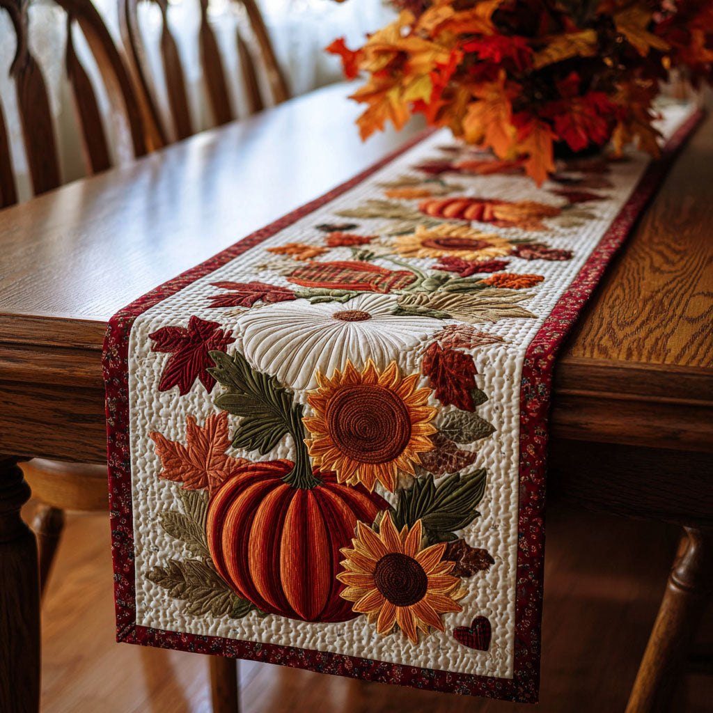 Pumpkin Trails Table Runner