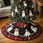 Puppy Christmas Delight Christmas Tree Skirt