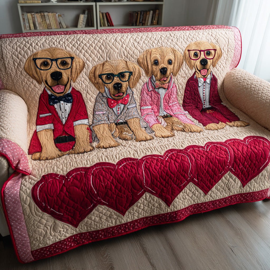 Puppy Hearts Sofa Cover