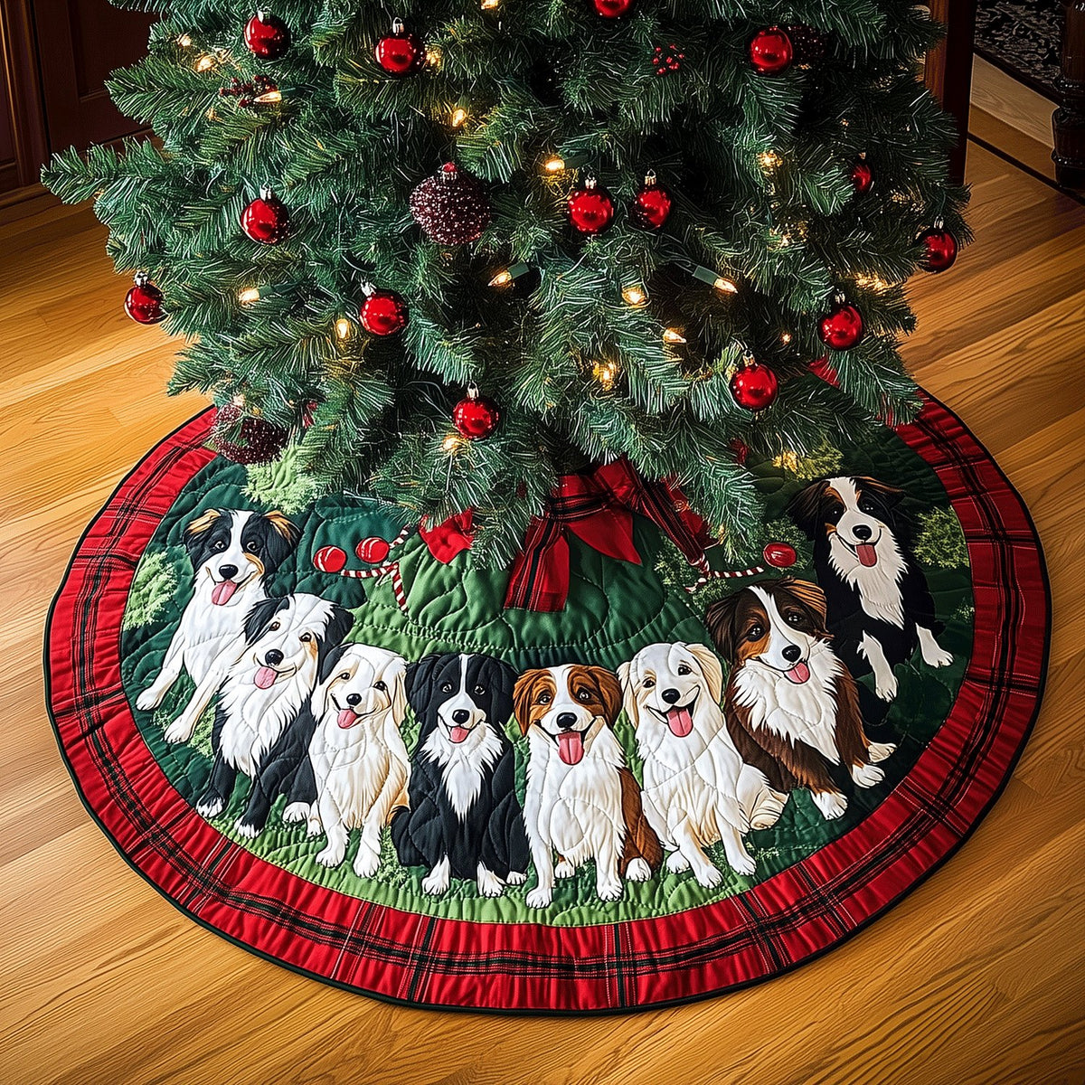 Puppy Pals Christmas Tree Skirt