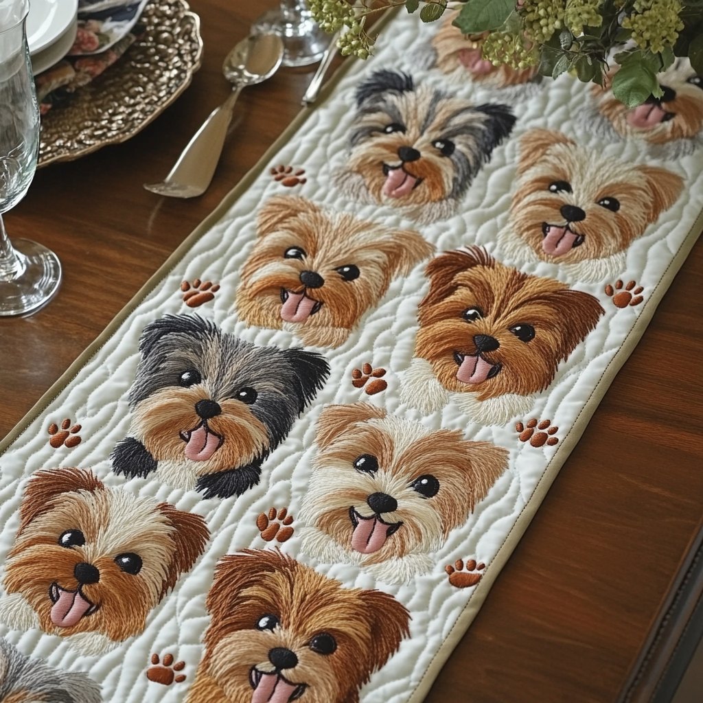 Puppy Parade Table Runner
