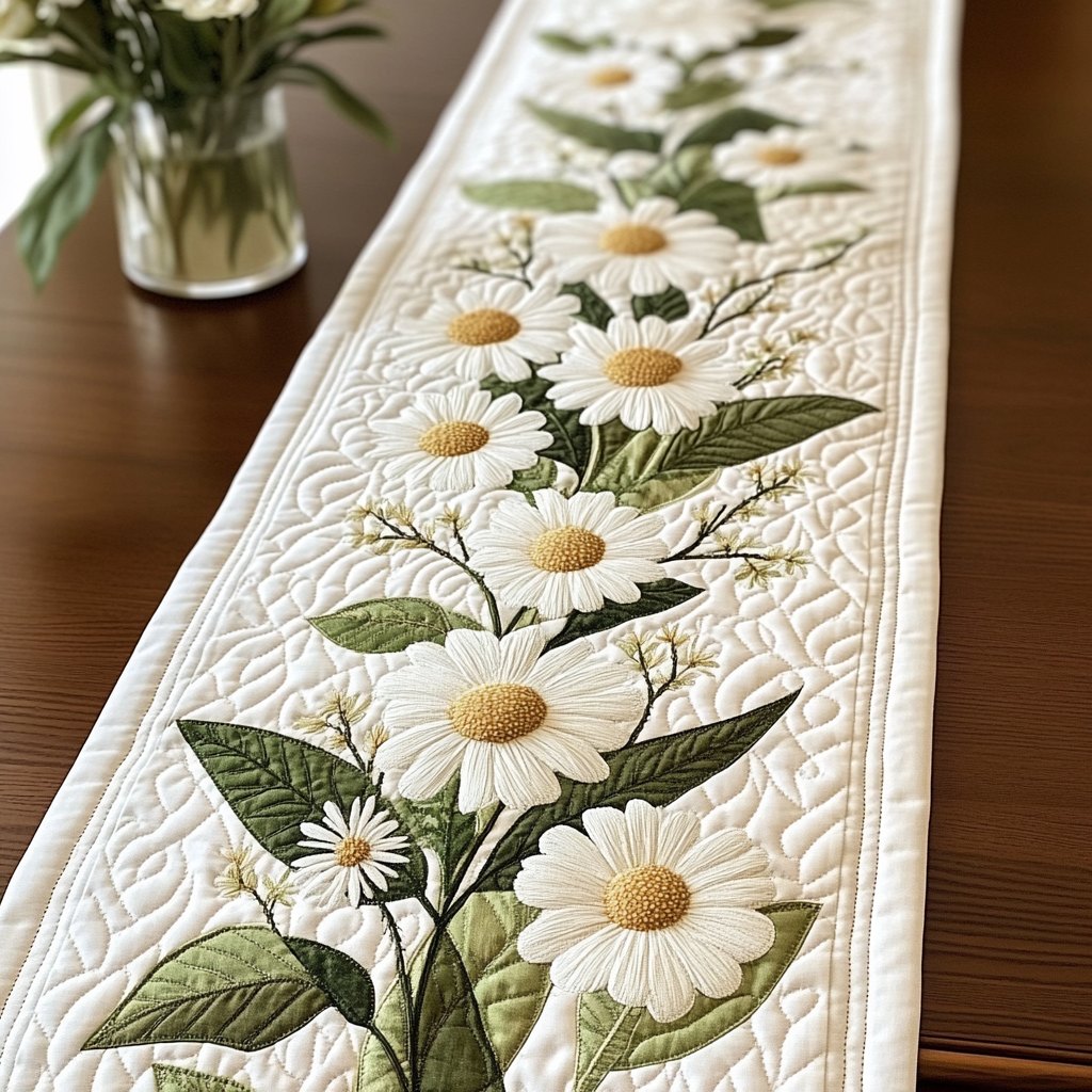 Pure Petals Table Runner