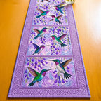 Purple Flight Table Runner