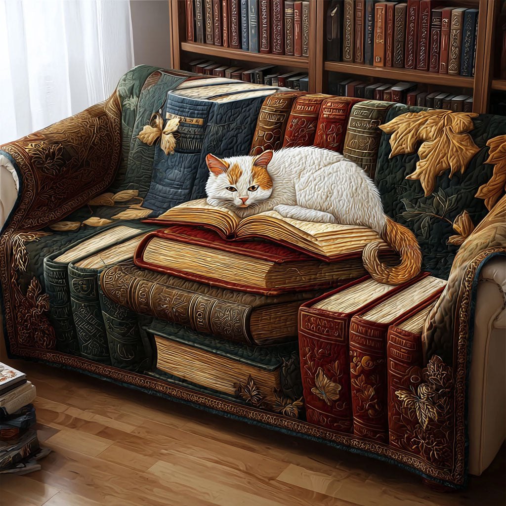 Purrfect Library Sofa Cover