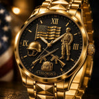 Personalized Soldier Watch with a custom name set into the design