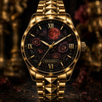 Custom Botanical Eye Garden Watch — personalized with a custom name