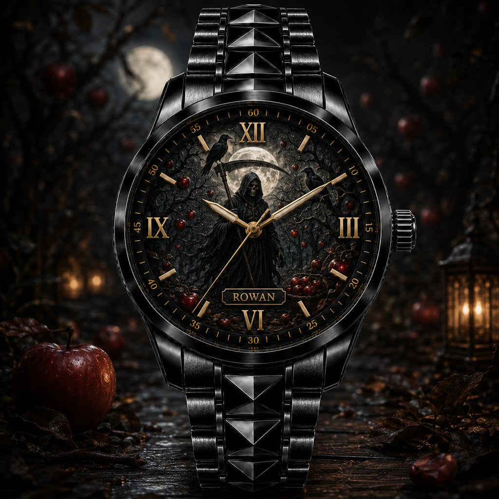 Custom Forbidden Apple Reaper Watch — personalized with a custom name