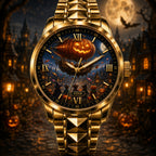 Custom Pumpkin Airship Parade Watch — personalized with a custom name