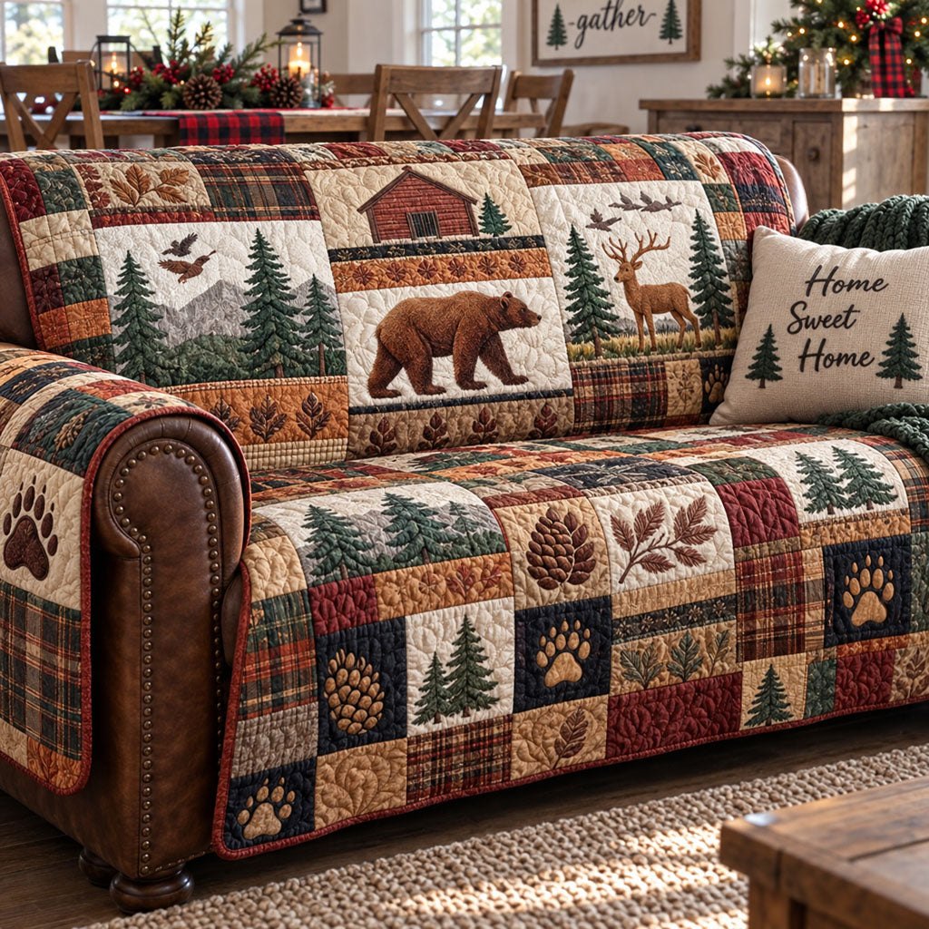 Quiet Creek Wildlife Sofa Cover