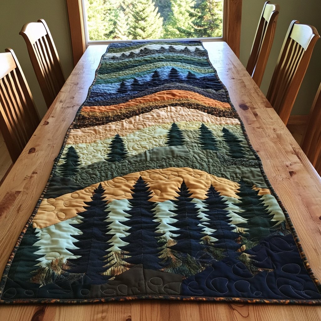Quiet Forest Table Runner