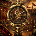 Personalized Knight Horse Watch with a custom name set into the design