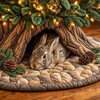 Rabbit Den Christmas Tree Skirt