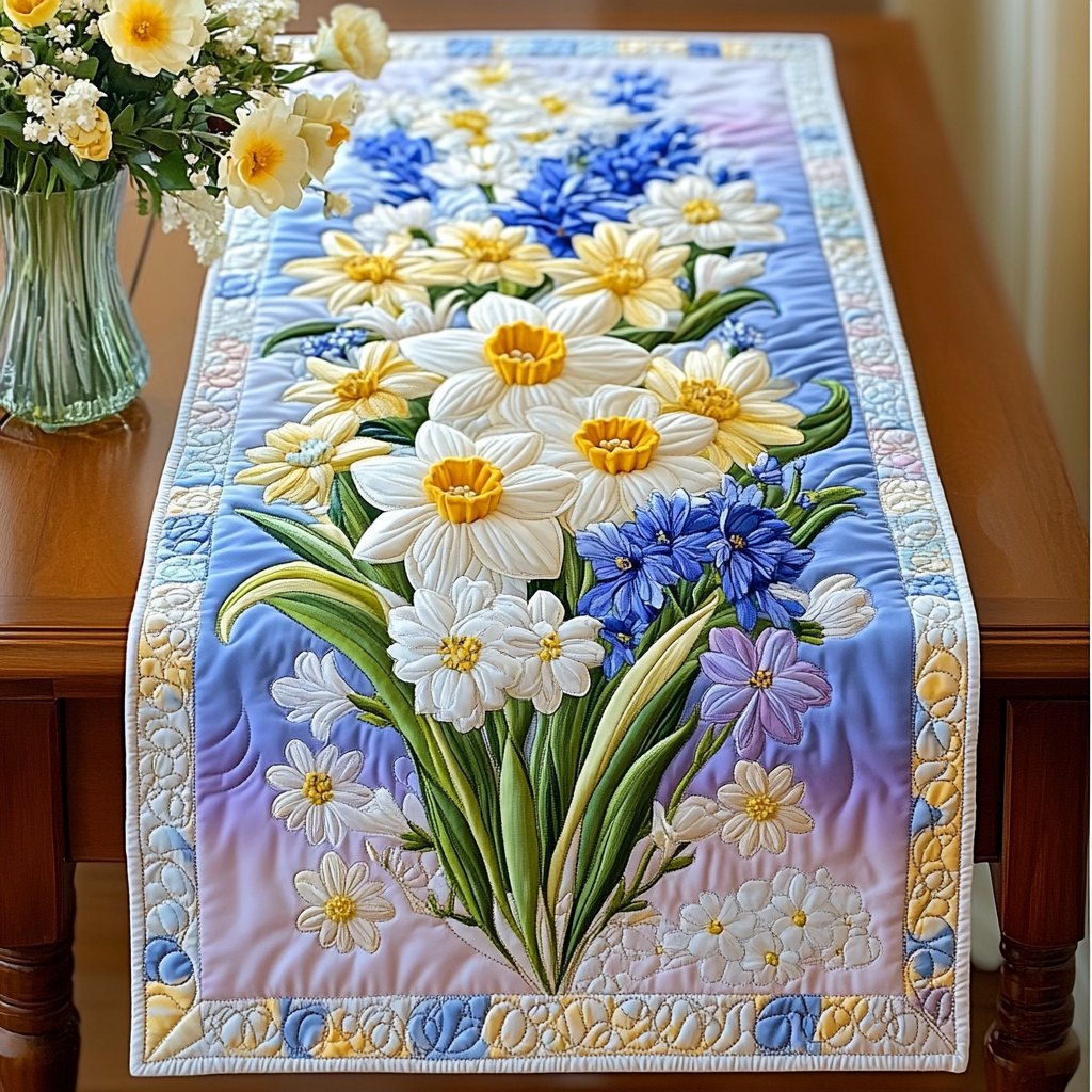 Radiant Blooms Table Runner
