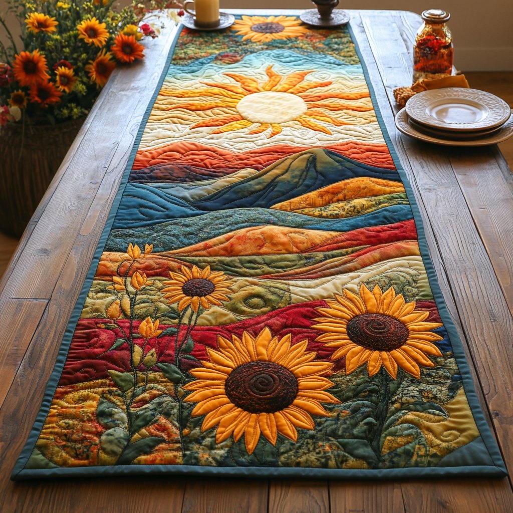 Radiant Fields Table Runner