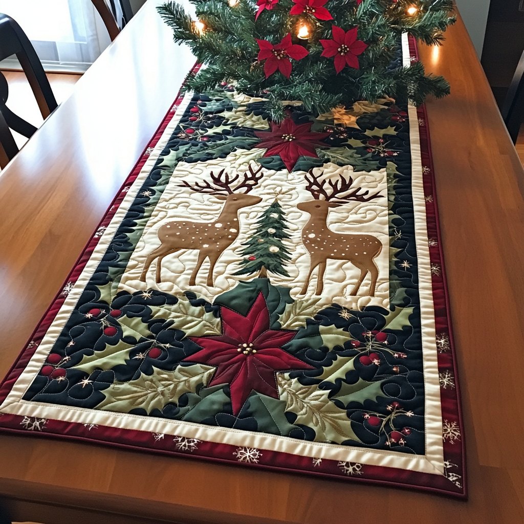 Radiant Reindeer Table Runner
