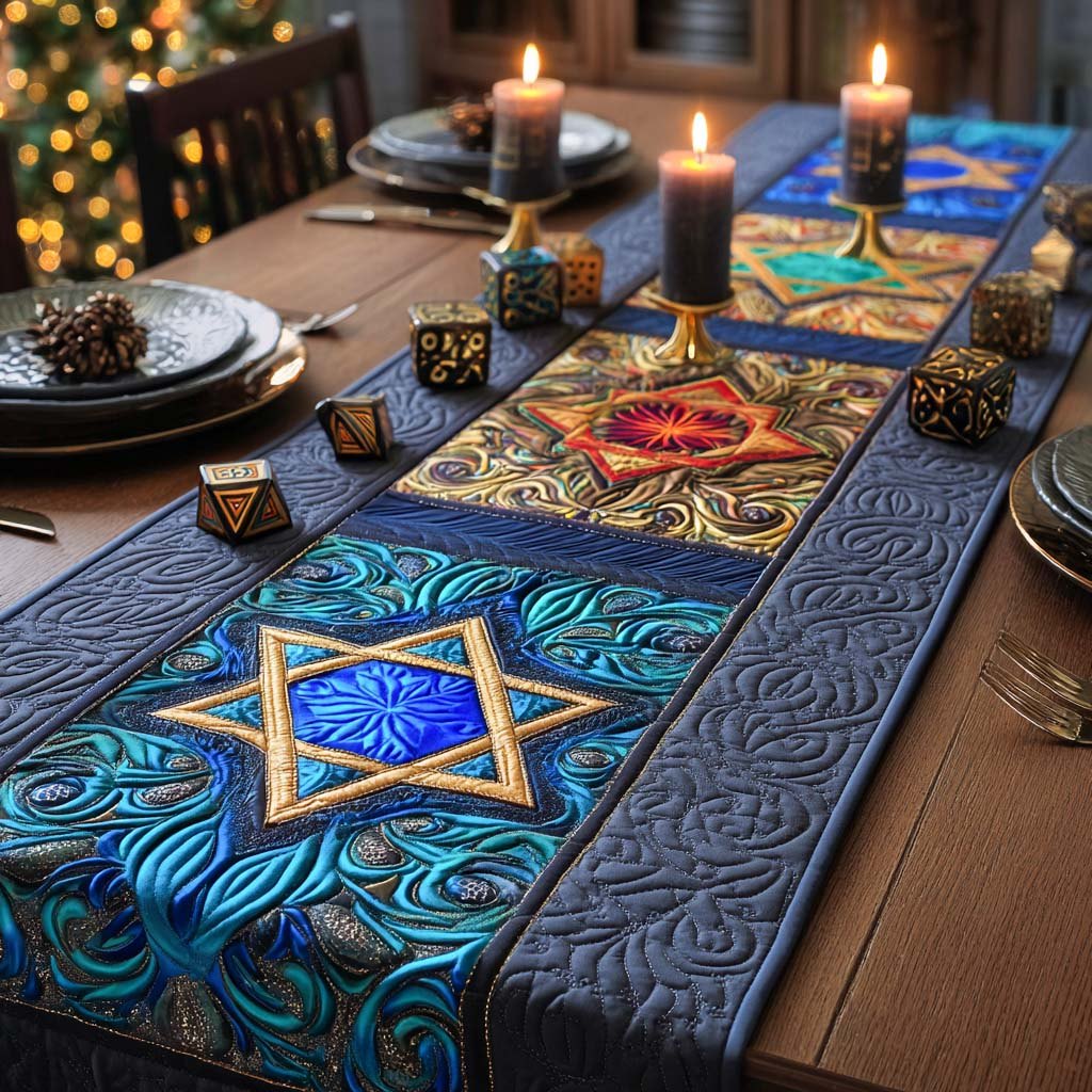 Radiant Star Celebration Table Runner