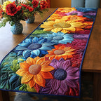 Rainbow Blooms Table Runner