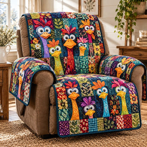 Rainbow Farmyard Parade Sofa Cover - Made to Order
