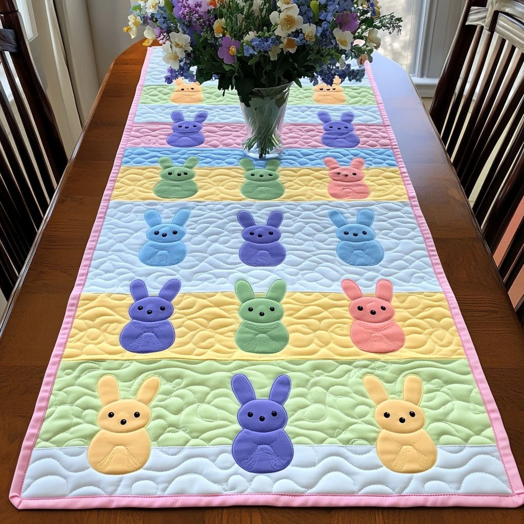 Rainbow Peeps Row Table Runner