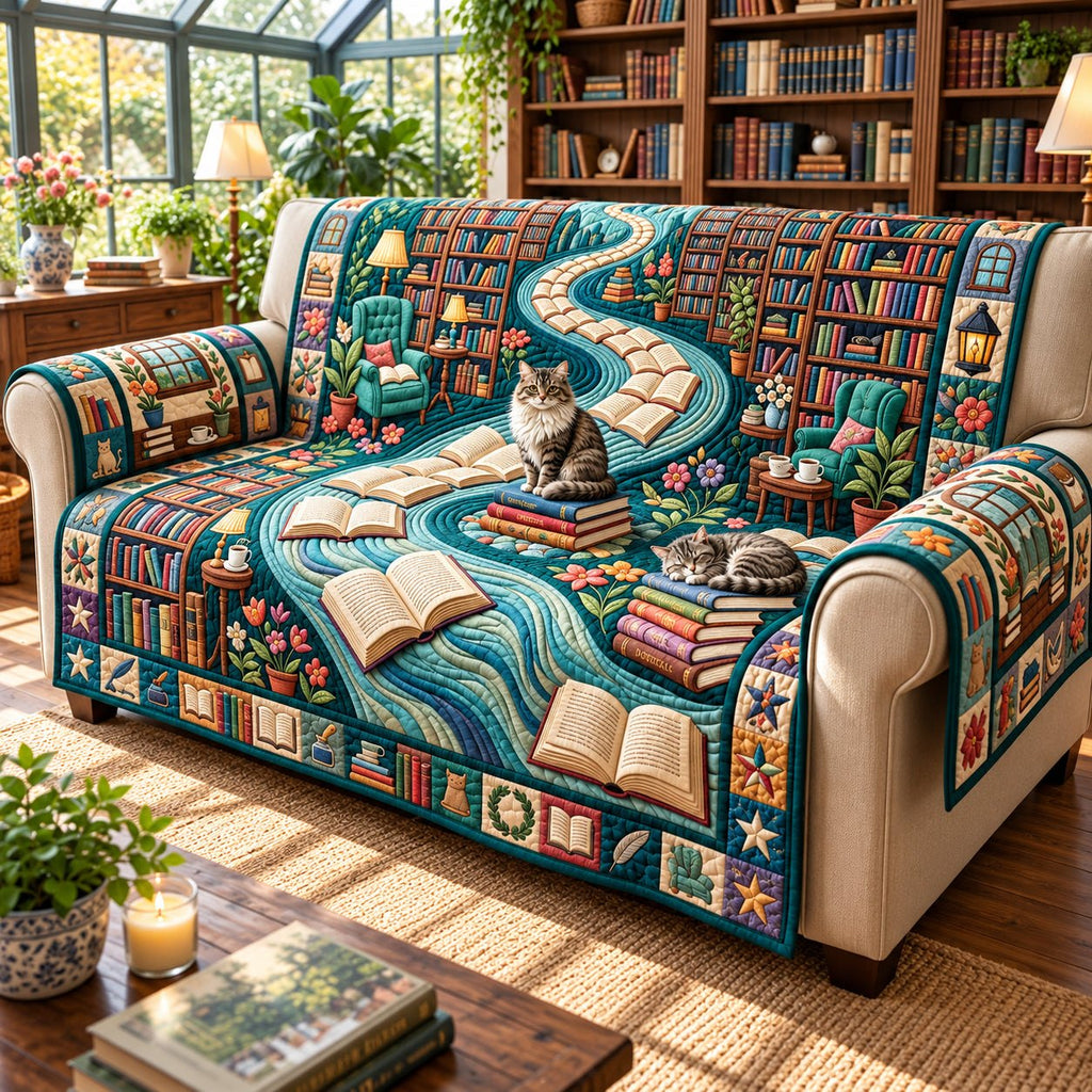 Reading River Sofa Cover