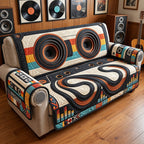 Record Groove Sofa Cover