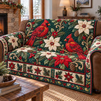 Red Cardinal Sofa Cover