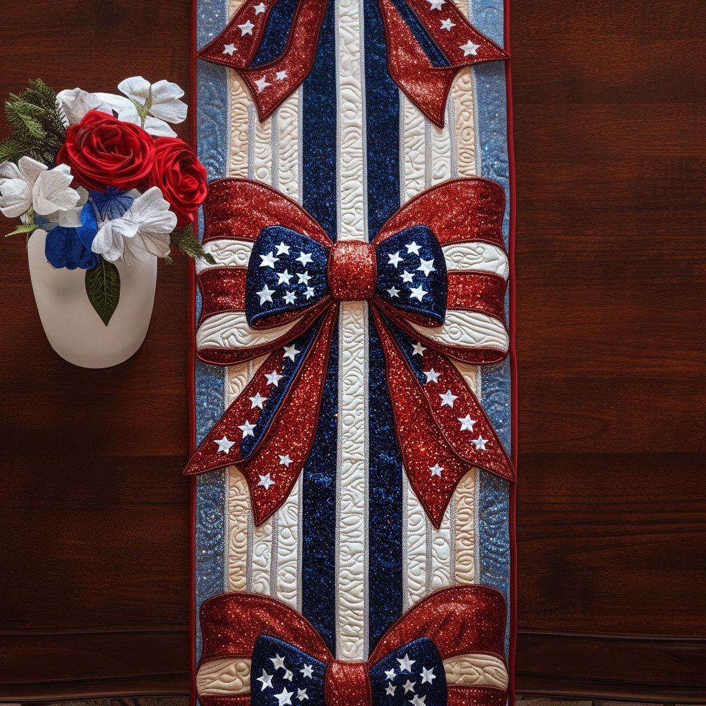 Red White Love Table Runner