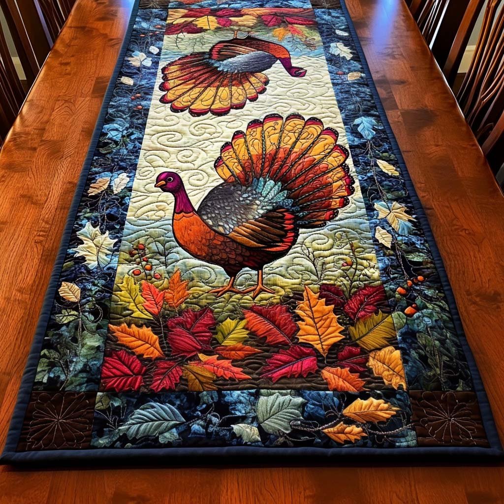 Regal Autumn Strut Table Runner