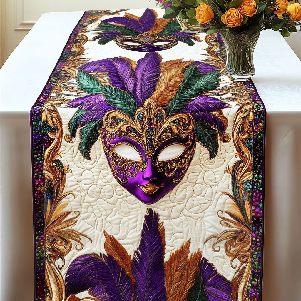 Regal Feathers Table Runner