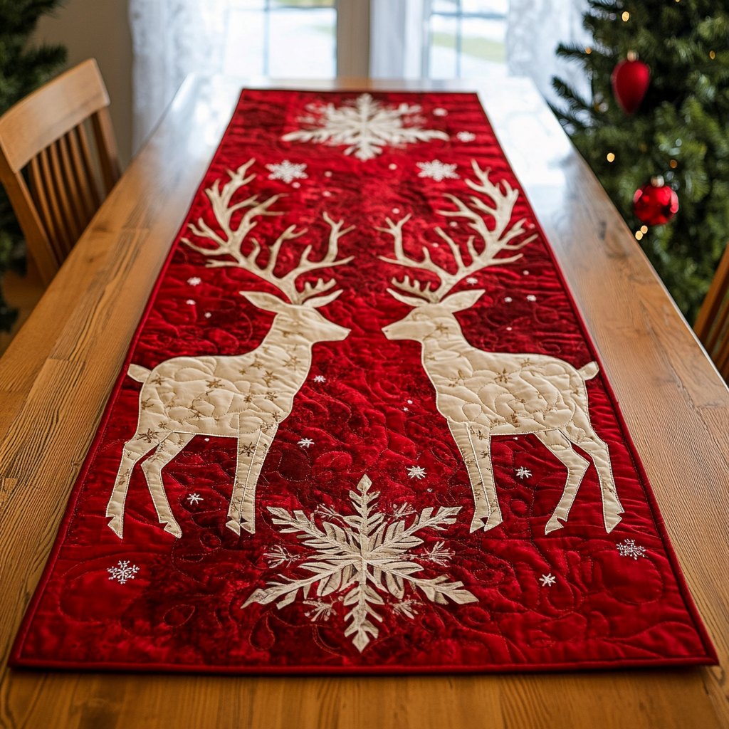 Reindeer Frost Table Runner