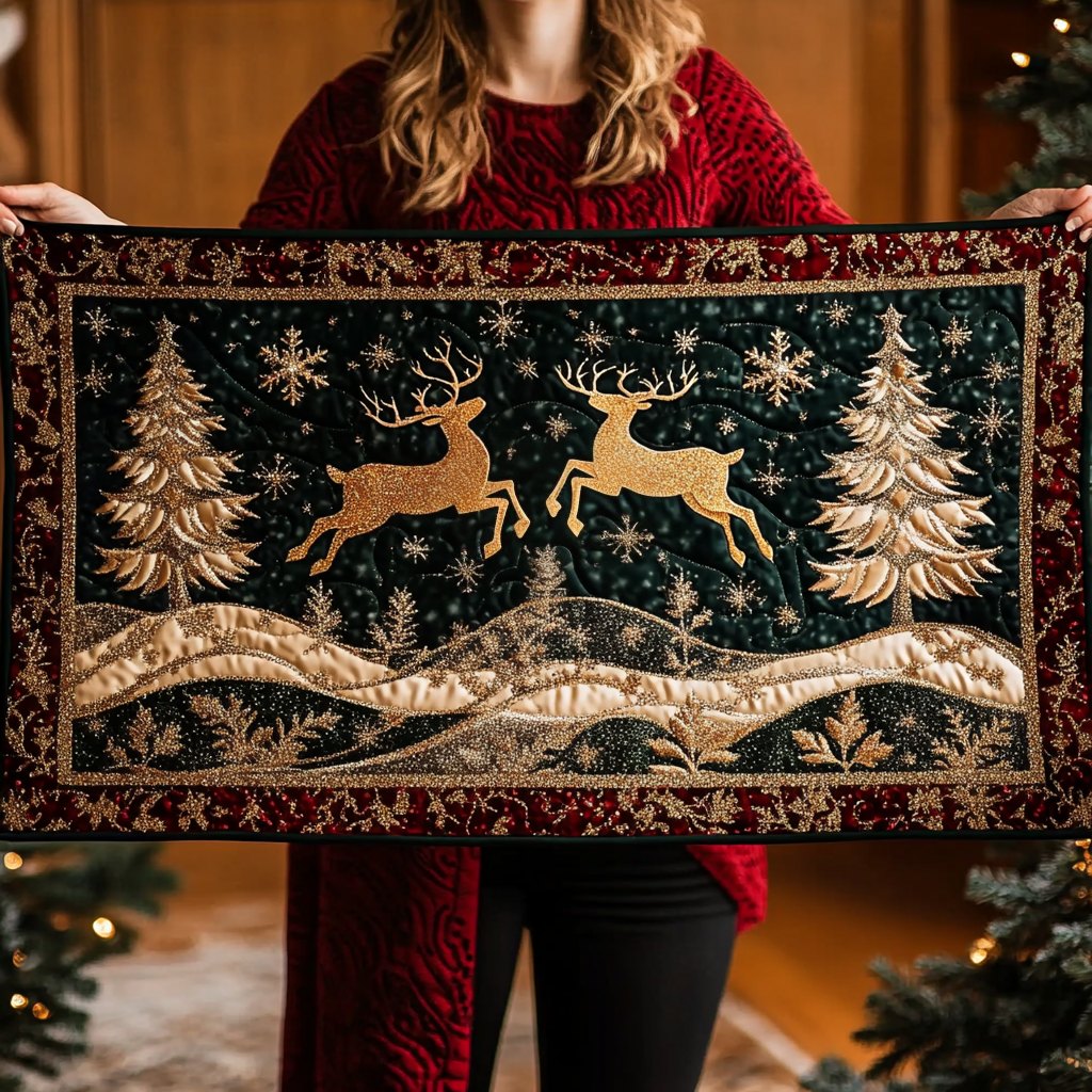 Reindeer Joy Table Runner