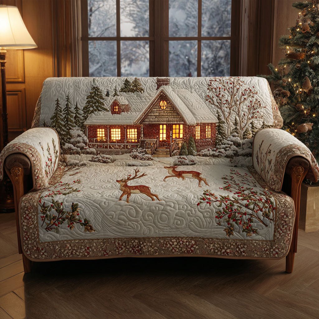 Reindeer Lodge Sofa Cover