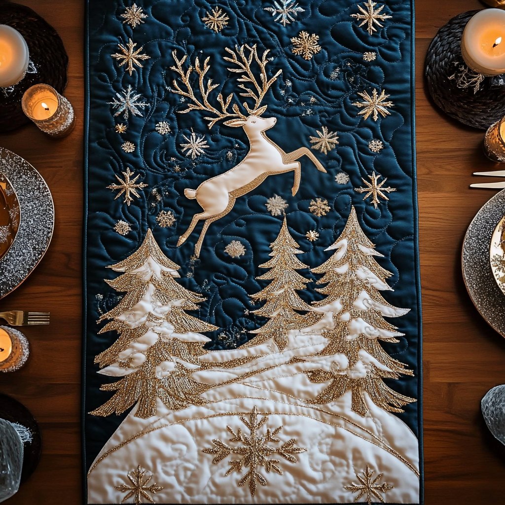 Reindeer Twinkle Table Runner