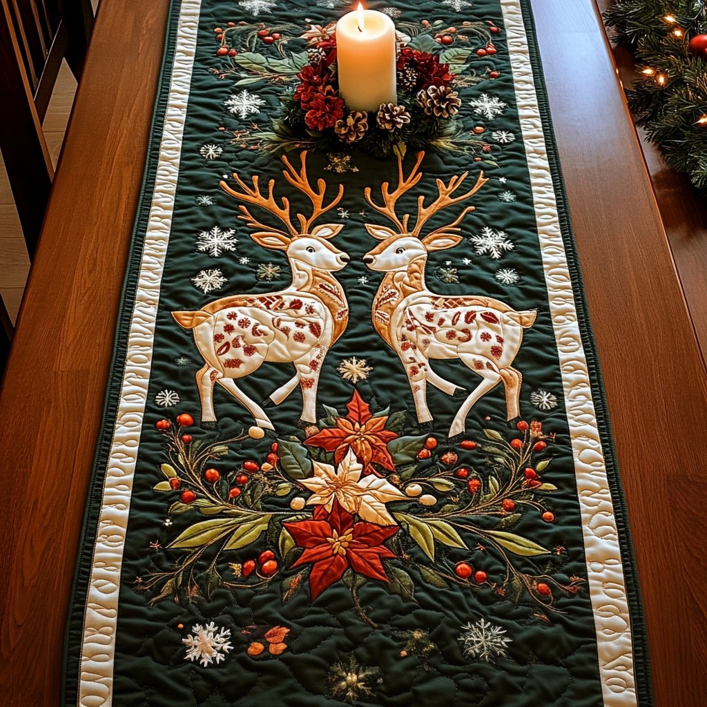 Reindeer Wonderland Table Runner