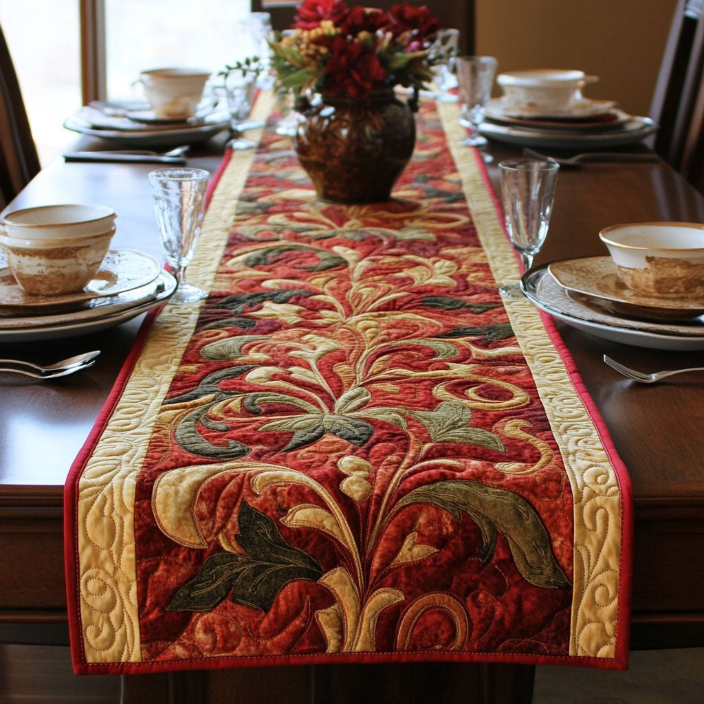 Renaissance Bloom Table Runner