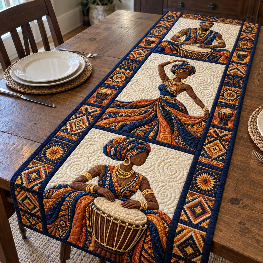 Rhythmic Beat Table Runner
