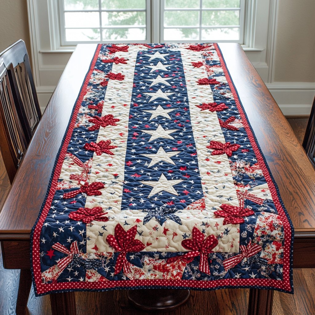 Ribbon Spark Table Runner