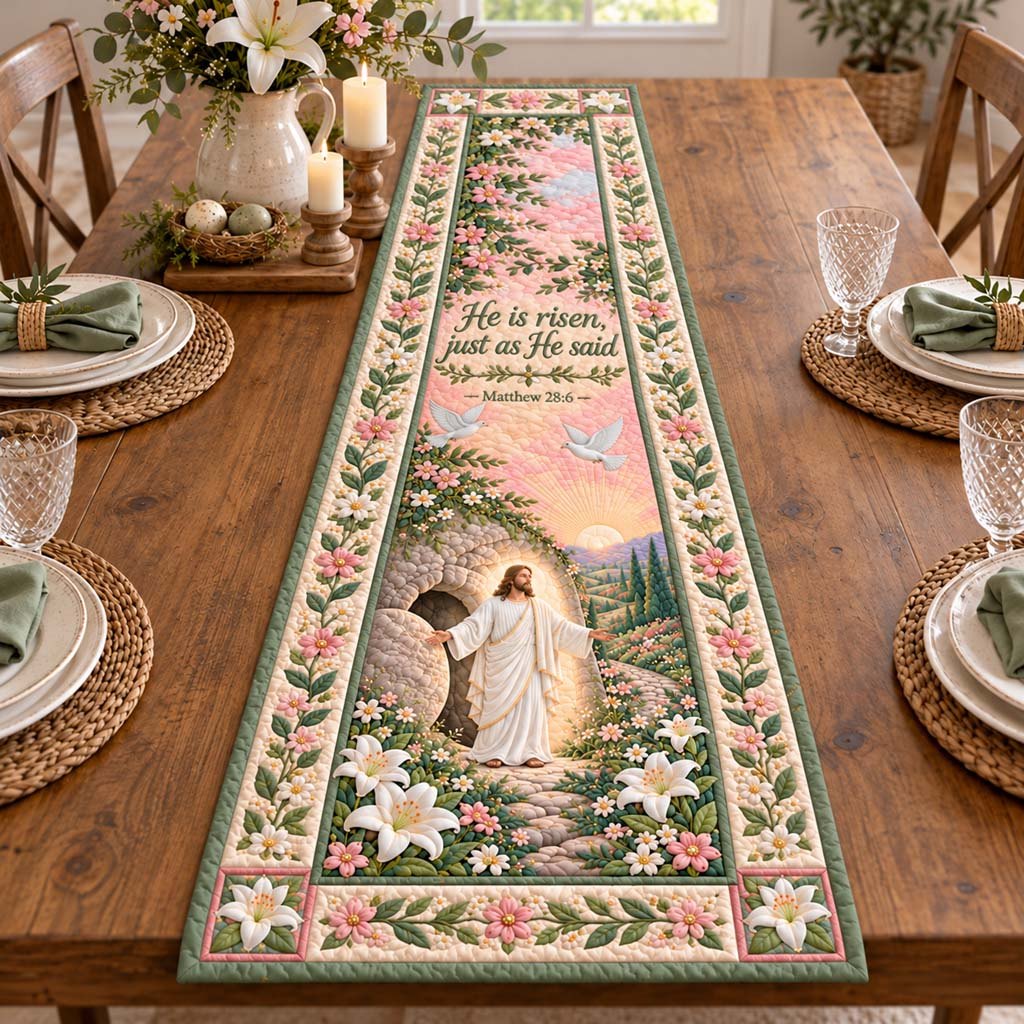 Risen Messiah Table Runner