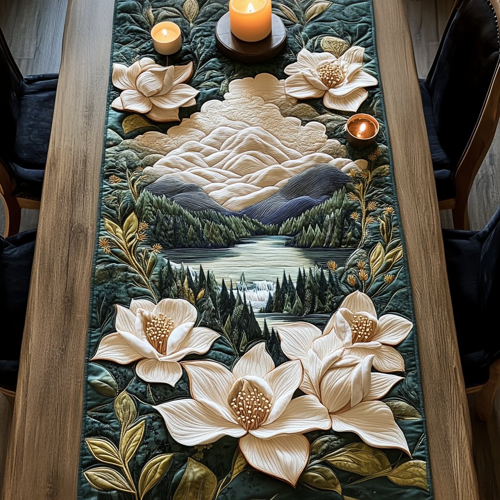 River Petal Table Runner