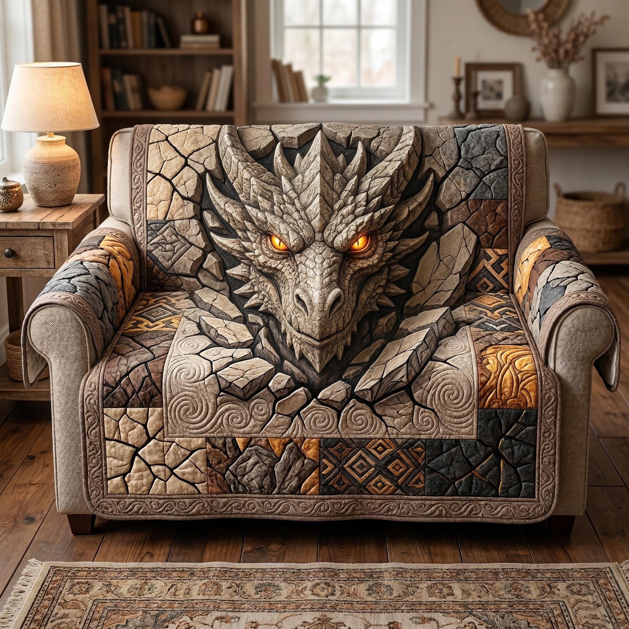 Rockburst Dragon Sofa Cover