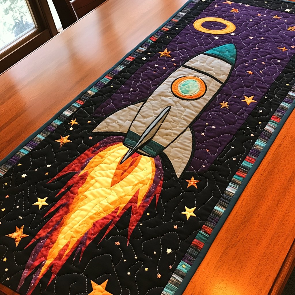 Rocket Blaze Table Runner