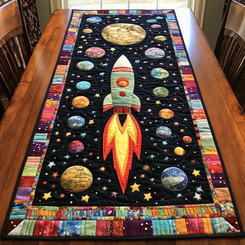 Rocket Launch Table Runner