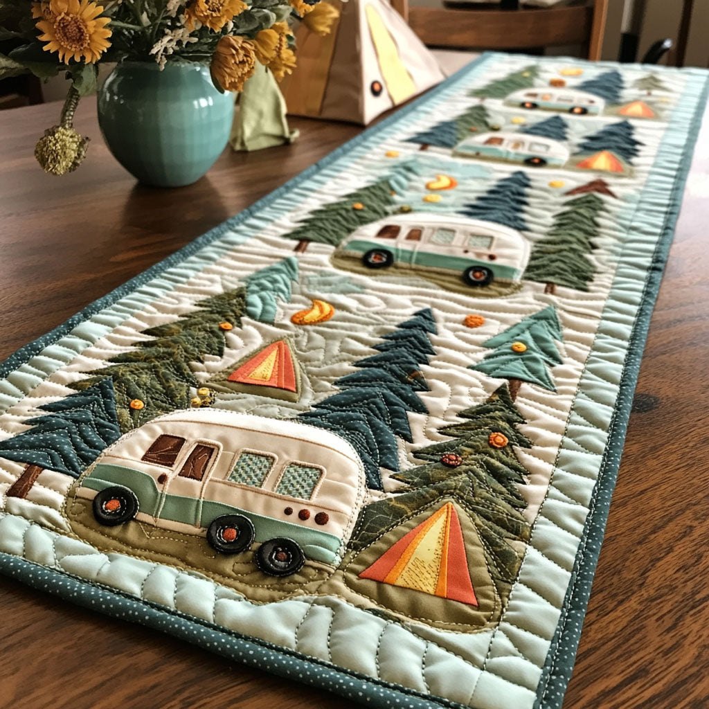 Rolling Campers Table Runner