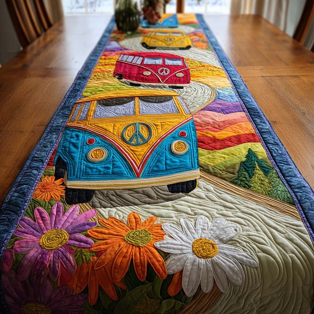 Rolling Sunset Table Runner