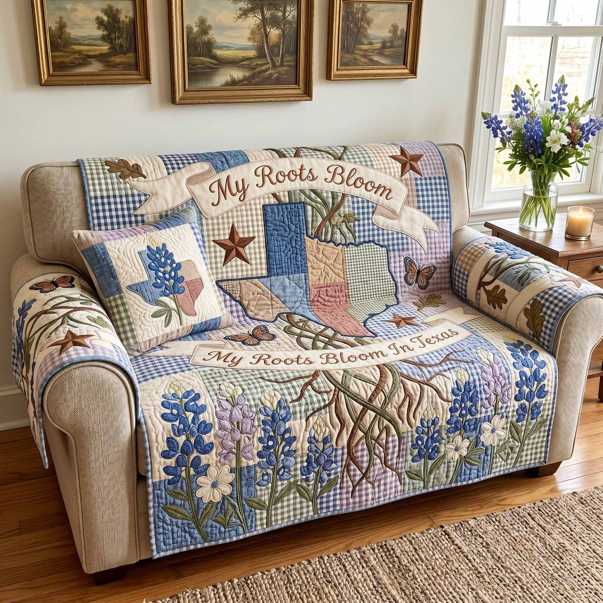 Roots Bloom Sofa Cover