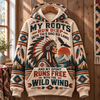 Roots of the Wild hoodie, all-over print