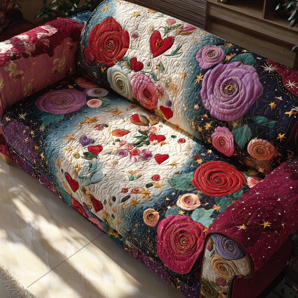 Rose Harmony Sofa Cover