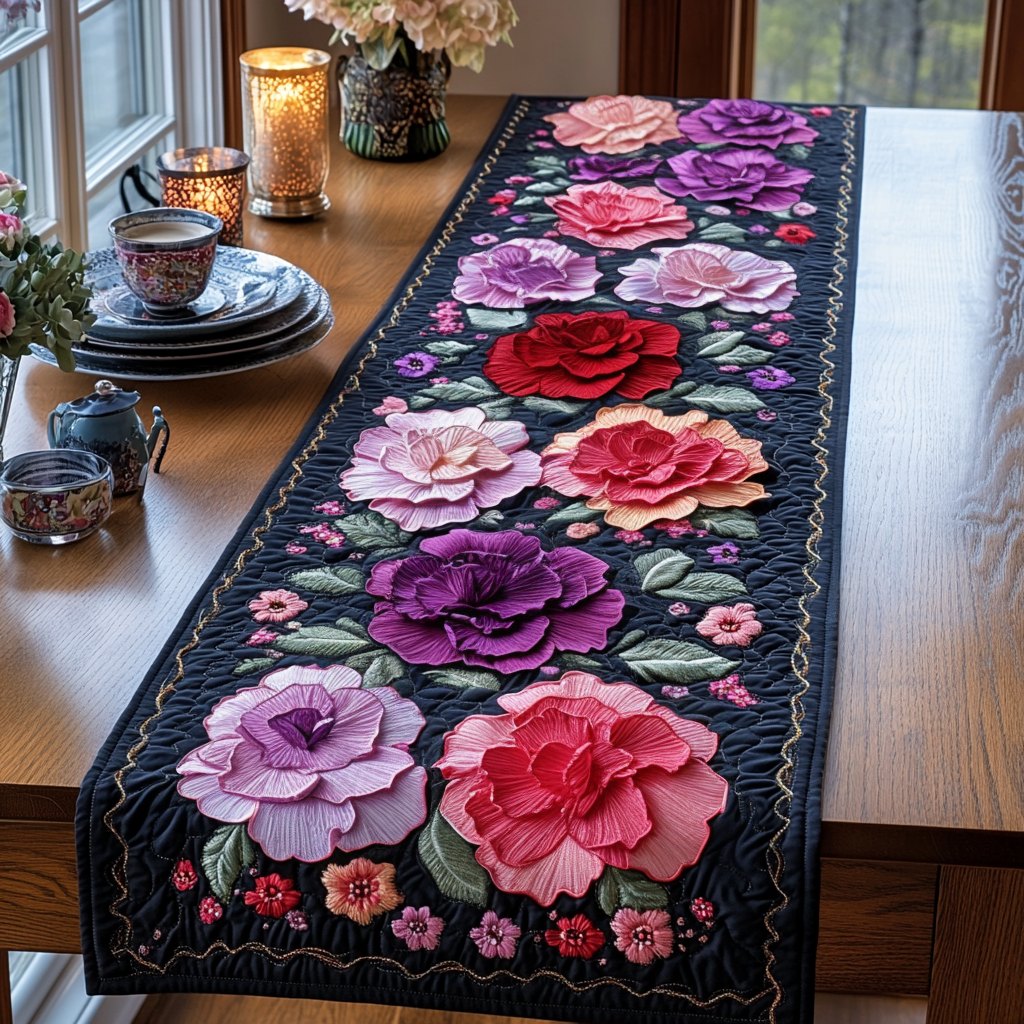 Rose Tints Table Runner